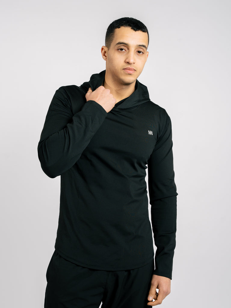 Long-Sleeve Gym Hoodie